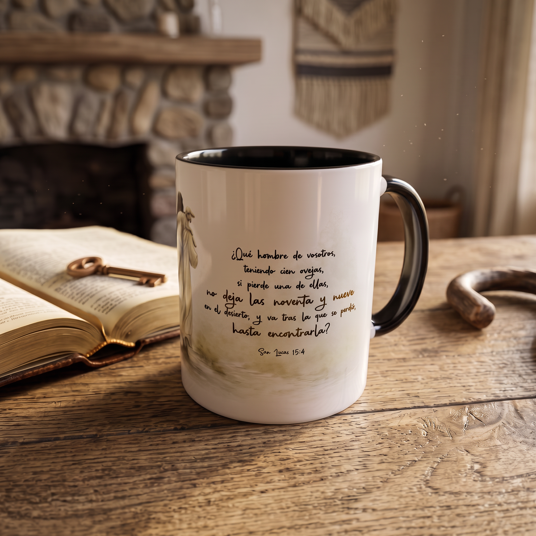 Taza Promesas Negra 1